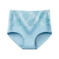 thumbnail image 4 of Wdgfv Women's Briefs Underwear Cotton High Waist Tummy Control Panties Rose Jacquard Ladies Panty Plue Size Multipack, 4 of 4