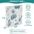 thumbnail image 5 of Blue and Beige Dandelion 3 Ring Hardcover Binders 1.5in Round Rings for Letter-Size Folder Paper Organizer Pockets for Office Student Recipe, 5 of 9