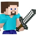 thumbnail image 6 of Minecraft Steve Action Figure, 3.25-in, with 1 Build-a-Portal Piece & 1 Accessory, 6 of 7