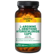 Country Life L-Arginine, 180 Ct