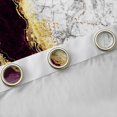 thumbnail image 4 of jejeloiu Marbling Abstract Stone Texture Black Out Curtains,Marble Print Curtains Pack of 2 (42x63 Each),Colorful Ombre Effect Bedroom Curtains For Teens,Luxury Bedroom Decor, 4 of 6