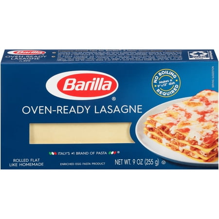 Barilla Pasta Oven-Ready Lasagne, 9.0 OZ