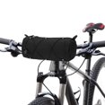 thumbnail image 4 of Ciclismo Bolsa de manillar de bicicleta Bolsa de tubo frontal desmontable Equipo de (Negro) Ehuebsd Para estrenar, 4 of 7