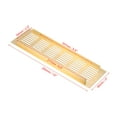 thumbnail image 2 of Cubierta de Ventilación Rectangular Uxcell 10"x3" con Rejilla para Puerta con Tornillos para Gabinete Tono Dorado, 2 of 6