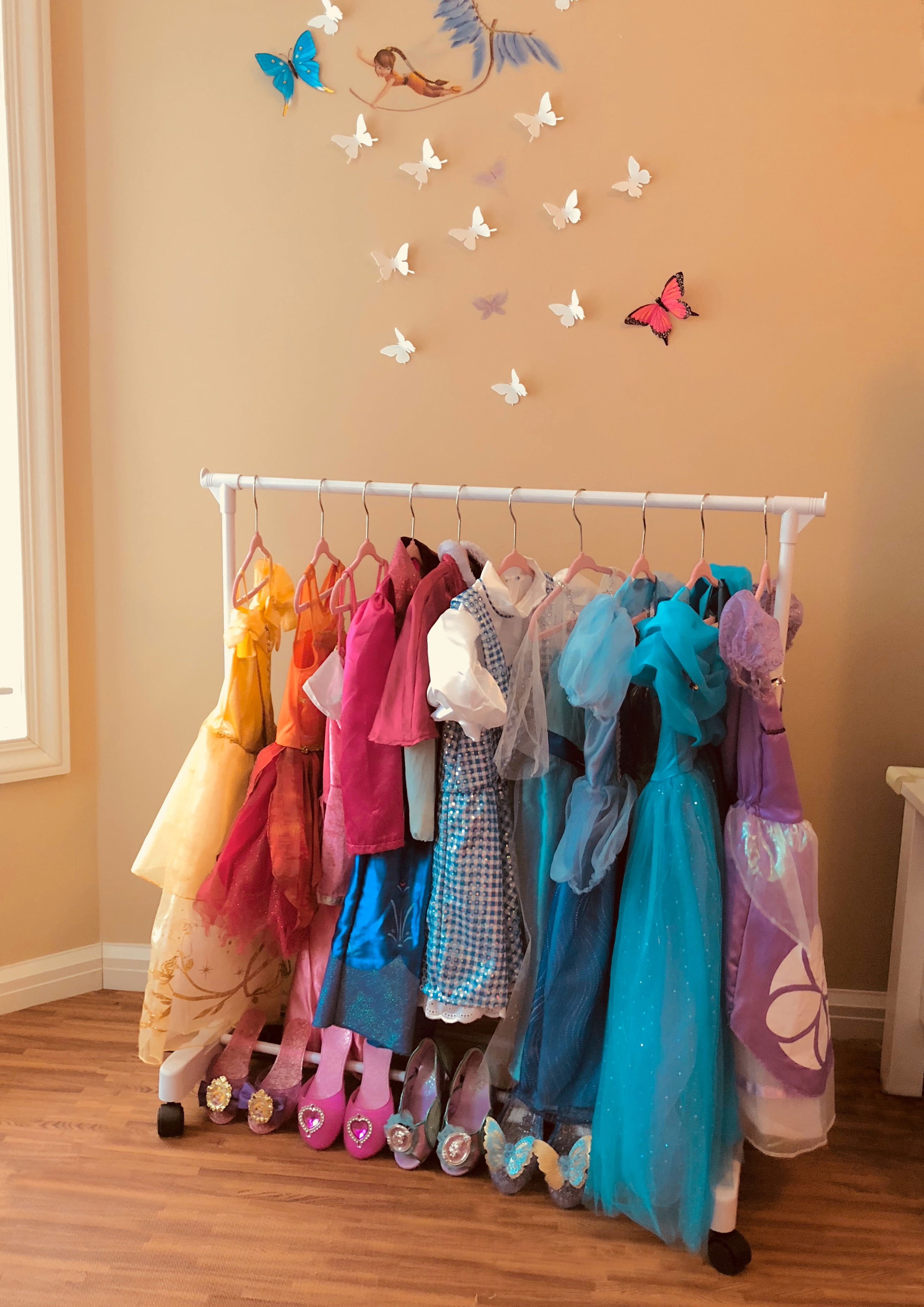 photo Boot Hangers Walmart boottique the boot hanger company child garment rack kids closet organizer with 10 children s velvet hangers rack with 10 pink velvet hangers