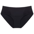 thumbnail image 2 of YWDJ Period Underwear for Women Briefs Cotton Lightweight No Show Solid Color Sexy Mesh Leak Proof Physiological Menstrual Underwear Black M, 2 of 6