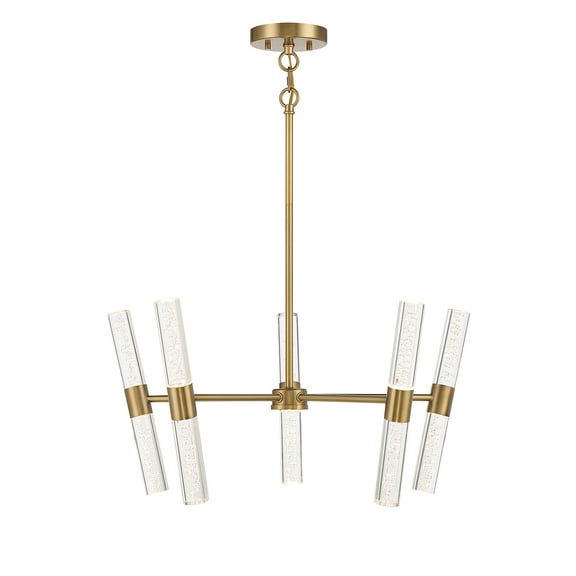 Arlon 10-Light LED Pendant in Warm Brass