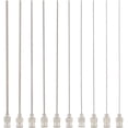 thumbnail image 1 of 10 puntas de aguja dispensadoras de hierro de 4 pulgadas (10 cm), tamaños mixtos, punta roma con junta de latón para recargar pegamento de 15G/16G/17G/18G/19G/20G/21G/22G/23G/24G, 1 of 9