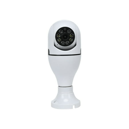 

Funicet Summer Savings Clearance 2022! WiFi Light Bulb Camera - 1080P Pan Tilt Wireless 2.4Ghz 360 Degree E27 Panoramic IP Camera Security Cameras With Vision Human Motion Detection And Alarm