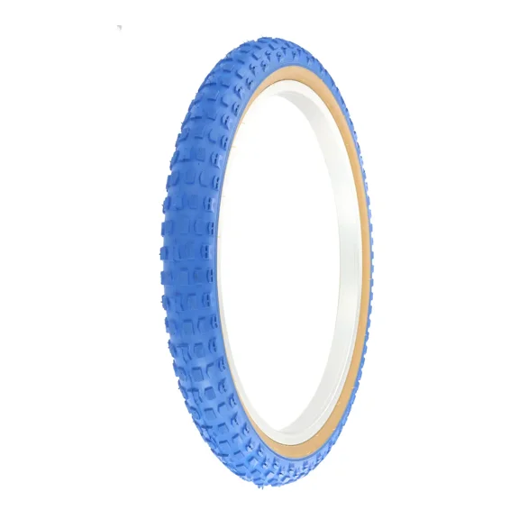 PRO  Performance Bicycle Tire 20" X 2.125" Blue/Gum Sidewall Tire Comp 1 Style Bmx Tread