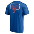thumbnail image 3 of Men's Royal Philadelphia Phillies Philly State T-Shirt, 3 of 3