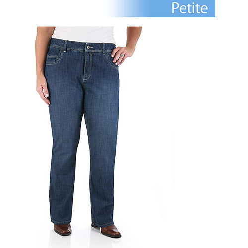 Womens Plus-Size Petite SlimNet Slimming Straight-Leg Jeans - Walmart.com