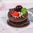thumbnail image 1 of Modèle de Gâteau Dessert Chocolat Décoration de table Aimant Réfrigérateur, 1 of 9