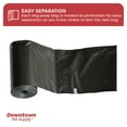 thumbnail image 6 of Downtown Pet Supply Dog Poop Bags with Free Poop Bag Holder, Black, 2200 Ct, 6 of 9