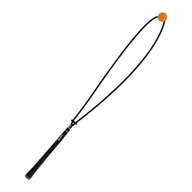 Ayuda de entrenamiento de swing de golf Zulema con cuerda de práctica naranja