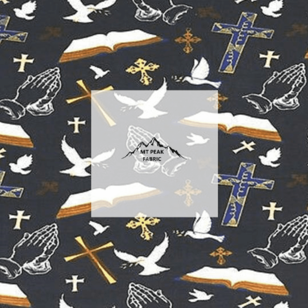 Christian Faith Fleece Fabric