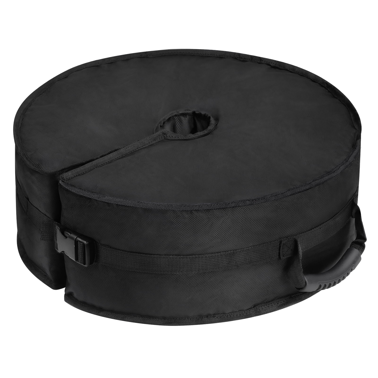 18" Round Umbrella Base Weight Sandbag, Heavy-Duty Sandbags, Fillable Sand Bags with Side-Slot Opening for Weight Fits Offset, Cantilever & Outdoor Patio Outdoor Garden Parasol Stand (Without Sand)