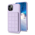 thumbnail image 3 of SaniMore for iPhone 15 Plus (6.7" 2023) Case, Flip PU Leather Diamond-Shaped with Built-in Card Slots, Kickstand and Shockproof Anti-drop Phone Case for iPhone 15 Plus Wallet Shell, Purple, 3 of 8