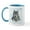 White/Blue Inside, variant on CafePress - Wolf Mug - 11 oz Ceramic Mug - Novelty Coffee Tea Cup