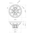 thumbnail image 5 of FAITAL PRO 15HP1060-4 High-Performance 1000 Watts 4 Ohm 15" Woofer, 5 of 6