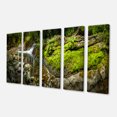 thumbnail image 2 of Creek Moss and Rocks Panorama - Landscape Canvas Art Print, 2 of 3