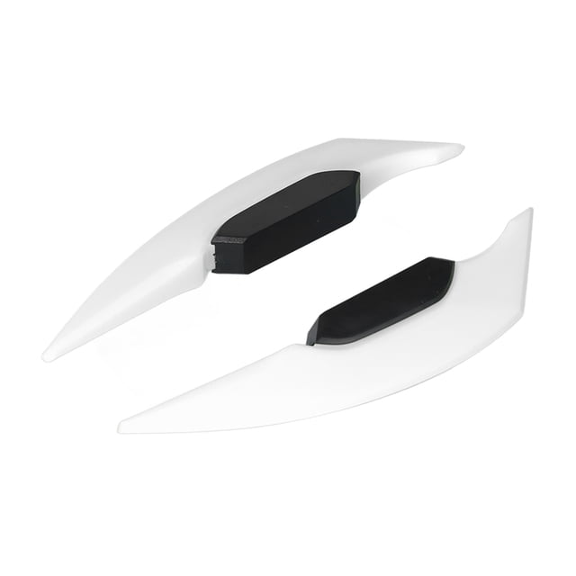 Motorcycle Winglet Motorcycle Aerodynamic Wing Motorcycle Side Spoiler Winglet Air Deflector 1 Pair Motorcycle Side Winglet Aerodynamic Wing Spoiler Universal For Motorbike