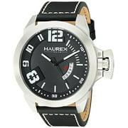 Haurex Italy Mens 6A509UNN Storm Analog Display Quartz Black Watch