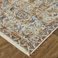 thumbnail image 3 of Feizy Kaia Transitional Medallion, Tan/Ivory/Orange, 3' x 12' Runner Sheen Vintage Distressed Floor Rug for Living room Bedroom, 3 of 8