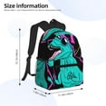 thumbnail image 4 of Lsque Rex Dinosaur With Sunglasses Classic Casual Backpack - Large Capacity Water-Resistant Backpack for School, Work, Travel, and Outdoor Activities, 4 of 8