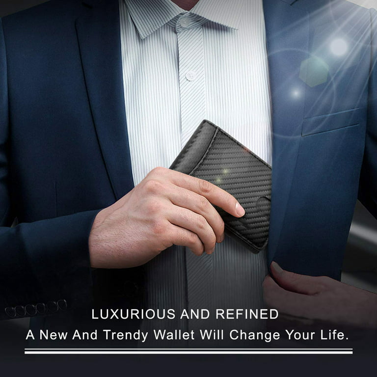 100% Genuine Metal Money Clipper Wallet for Men, Unisex Sleek nd
