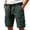 Army Green, variant on Mens Cotton Military Outdoor Cargo Shorts, Relaxed Fit Multi-Pocket Casual Combat Bottoms without Belt Army Green 2XL