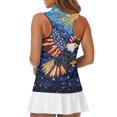 thumbnail image 5 of HUIACONG Women Golf Sleeveless Half Zip Top, Fashion Stretchy Golf Shirts Lightweight Workout Tank Tops for Hiking Athletic, 5 of 7