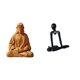 thumbnail image 1 of Estatua del Pensador del Corazón, figura coleccionable para dormitorio, oficina, escritorio, chimenea, armario, estantería, pasillo, adorno de, 1 of 8
