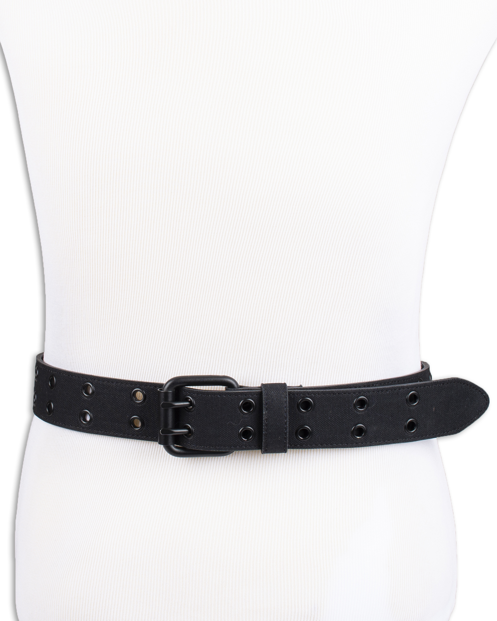 Genuine Dickies Men's Casual Black Double Prong Grommet Belt - Walmart.com