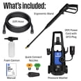 thumbnail image 3 of Westinghouse ePX3050 Electric Pressure Washer, 2100 Max PSI 1.76 Max GPM with Foam Cannon and Turbo Nozzle, for Cars/Fences/Driveways/Home/Patios, 3 of 11