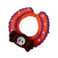 thumbnail image 4 of Collar de Disfraz de Gato de Halloween Tejido a Mano, Cómodo, Cuello de Cuello, Suave, Lindo Collar de Vacaciones Tejido a Mano para Fiestas Festivas Fantasma negro M, 4 of 8