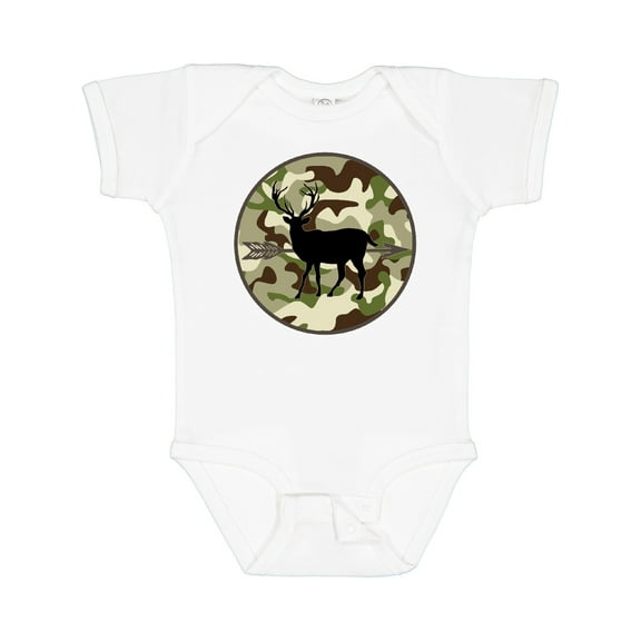 Inktastic Hunting Camouflage Deer Boys Baby Bodysuit