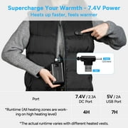 DR.PREPARE 16000 mAh حزمة البطارية مع 7.4 V DC الإخراج لسترة ساخنة