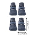 thumbnail image 3 of CSStudio 4 Pack Non Slip Dog Socks with Adjustable Straps, Waterproof Rubber Bottom Pet Paw Protector Booties, Anti Licking Traction Shoes for Indoor Floor & Light Outdoor Walks, 3 of 6