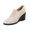 Beige, variant on Women's Orthopedic Loafers, Wedge Slip On Platform Moccasins, Cutout Office Commute Daily Casual Walking Shoes Beige