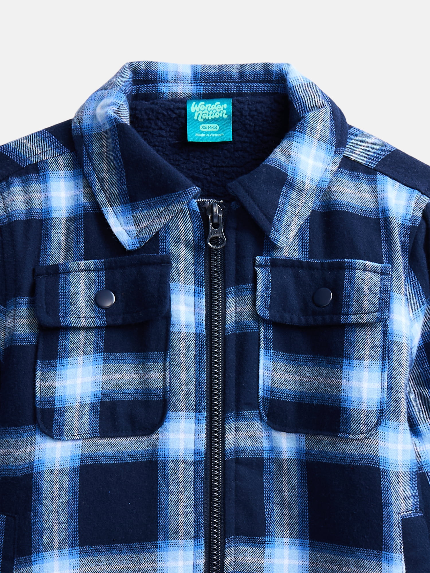 Wonder Nation Boys Shirt Jacket, Sizes 4-18