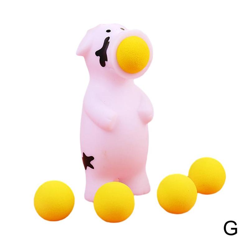 WWDZ Spit Ball Cannonball Animals and Bouncing Squeeze Stress Relieve