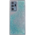 thumbnail image 6 of Compatible with Samsung Galaxy S24 Plus Bling Case Glow in The Dark Sparkle Flowing Quicksand Light up Case Women Girls Girly Soft TPU Bumper Shockproof Translucent Phone Cover, Blue, 6 of 12