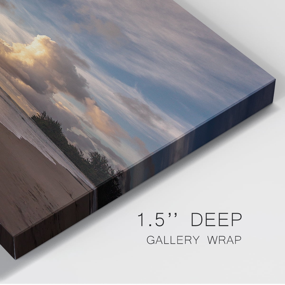 Wexford Home Sunset in Hanalei Bay Premium Gallery Wrapped Canvas, 12" x 18" - Ready to Hang