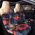 thumbnail image 4 of Goofa Skull With Roses And Sunglasses Printed Car Seat Covers, Automotive Seat Covers for Cars Trucks and SUVs, Quick Setup Universal Fit Elastic Seat Covers-1, 4 of 6