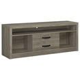 thumbnail image 3 of Pemberley Row Wood Gray TV Stand Rectangular with Storage 65" Unassembled, 3 of 9