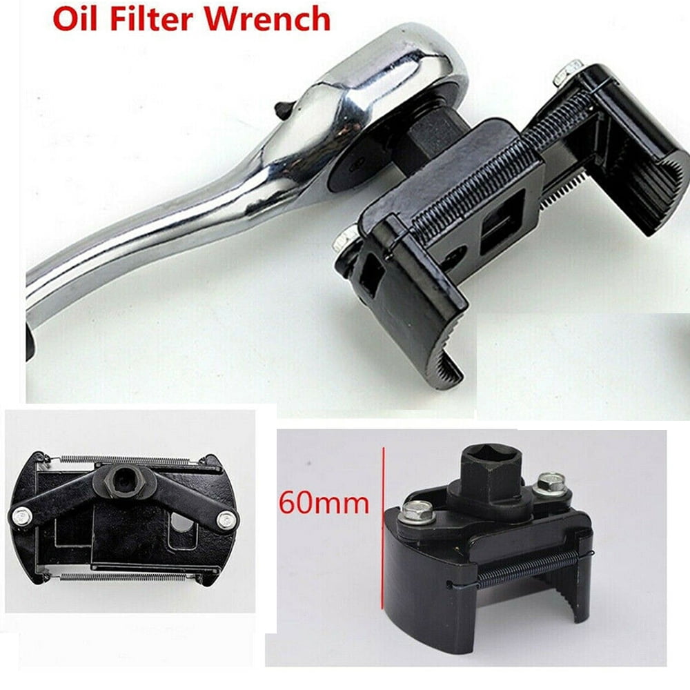 Universal 60-80mm Oil Filter Wrench Cup 1/2" Housing Tool Remover For Car SUV