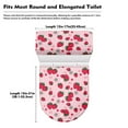 thumbnail image 5 of ZIATUBLE Strawberry Toilet Tank Protector Cover 2 Piece Bathroom Set with Toilet Lid Cover Machine Washable Seat Covers with Elastic Edges Stylish Toilet Lid Cover Set, 5 of 7