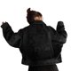 thumbnail image 4 of Jean Abrigo Mujer Manga Larga Bolsillo Botón Chaqueta Corta Chica Casual Top, S Speravity AP001445-01B, 4 of 7