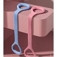 thumbnail image 4 of Yoga Strap, Multi-Loop Strap, 12 Loops Yoga Stretch Strap, Nonelastic Stretch Strap for Physical Therapy, Pilates, Dance and Gymnastics with Carry Bag-Pink, 4 of 7